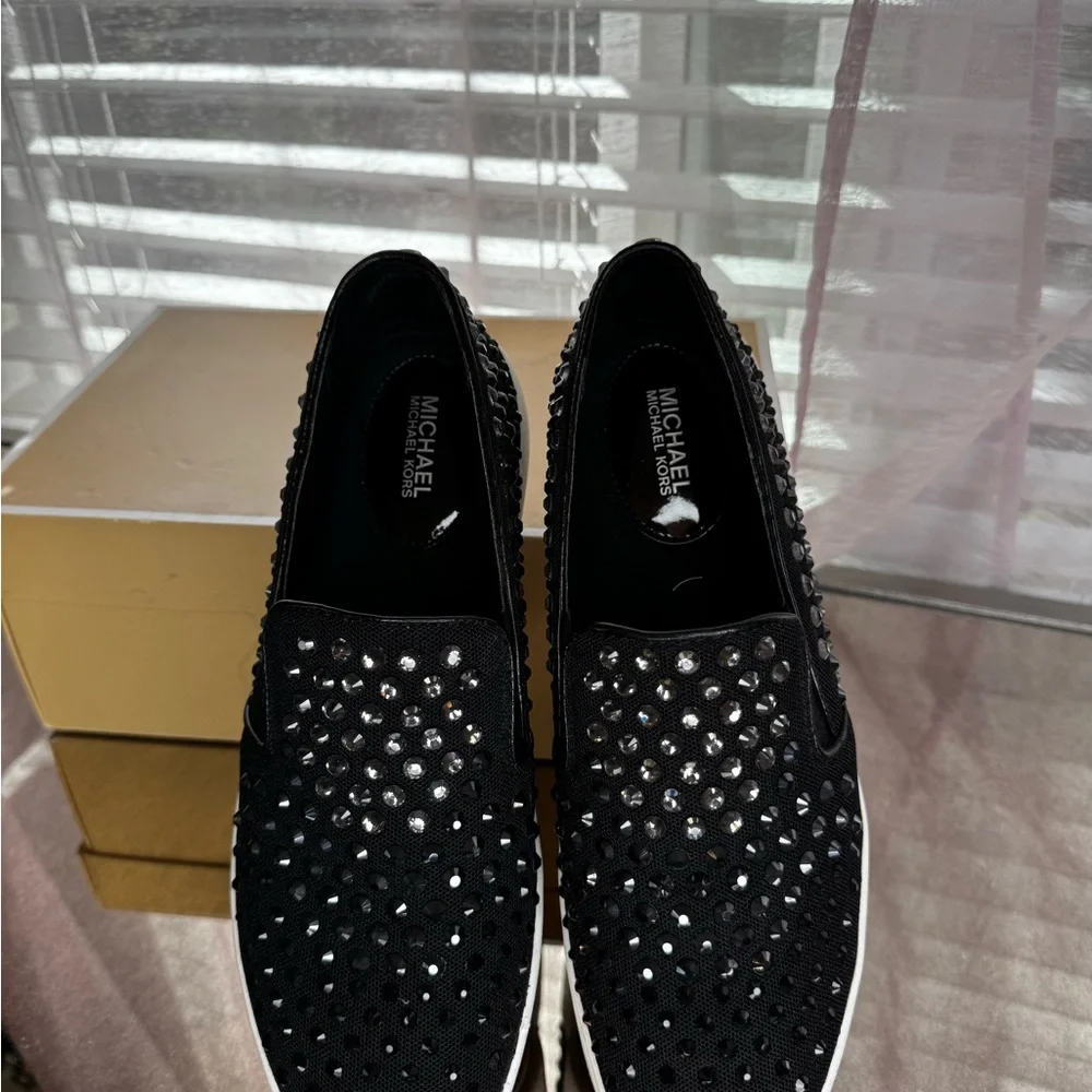 Michael Kors Black Slip-On Women’s Shoes - Picture 7 of 8